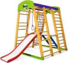 Дитячий спортивний куточок SportBaby Карапуз Plus 2, Сосна-Бук, від 12 місяців до 60 кг